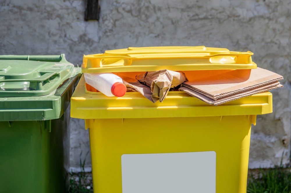 poubelle jaune erreur tri recyclage