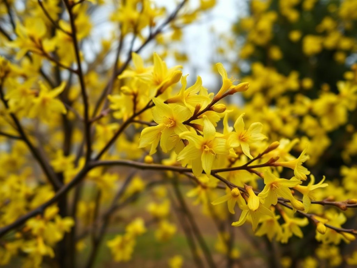 taille du forsythia
