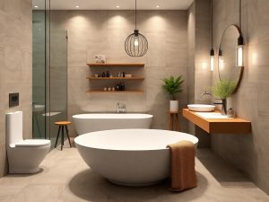 Salle de bain : fini le carrelage froid, cette nouvelle tendance fait fureur dans les intérieurs de luxe