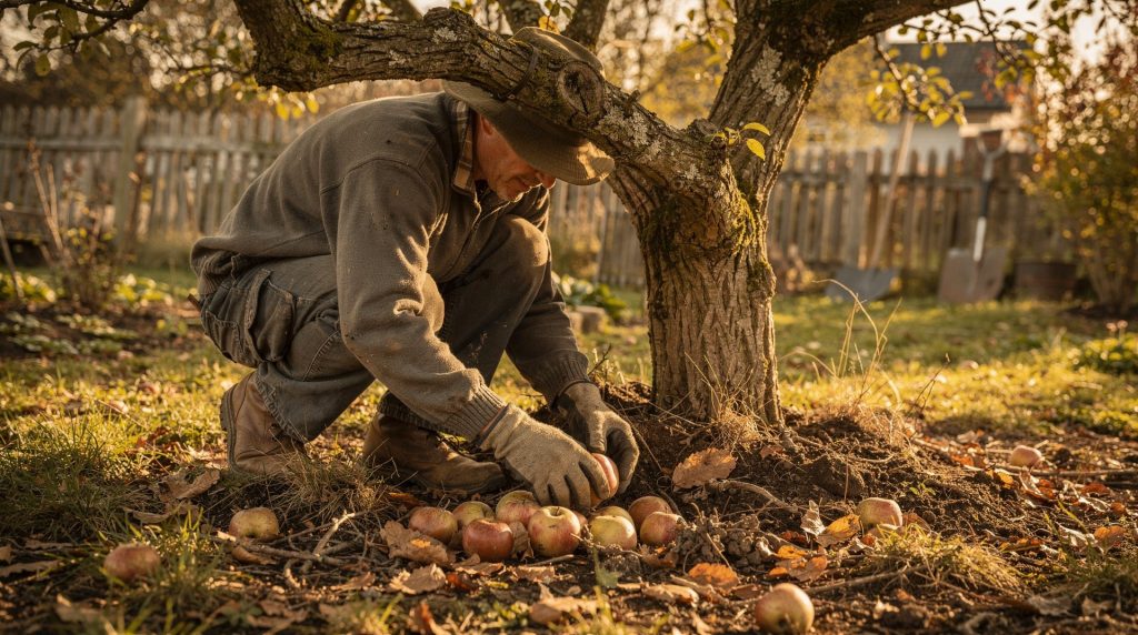 Les jardiniers le savent, mais peu le disent : les pommes pourries sous l’arbre ne sont pas un oubli